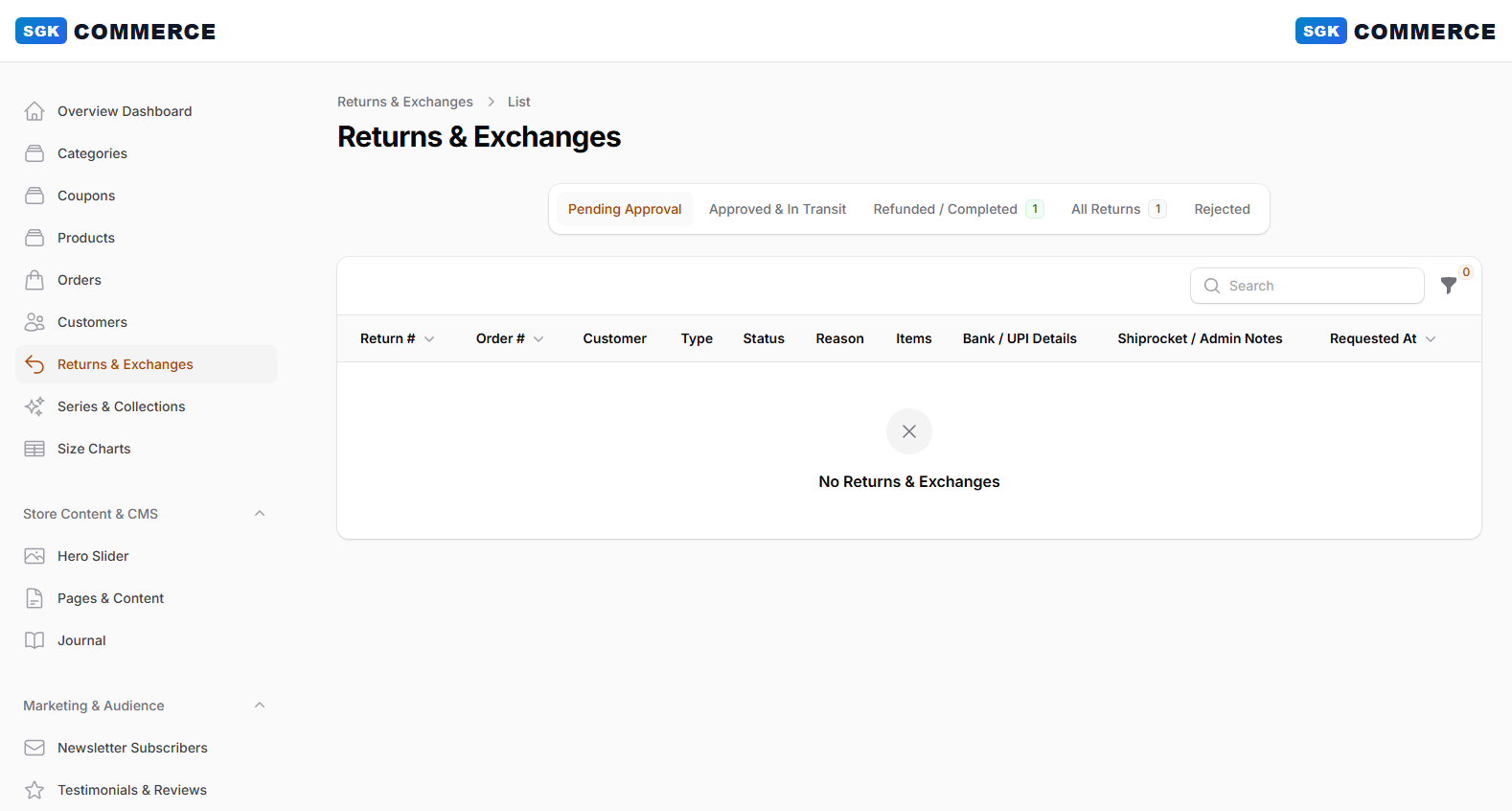 Returns & Exchanges Portal