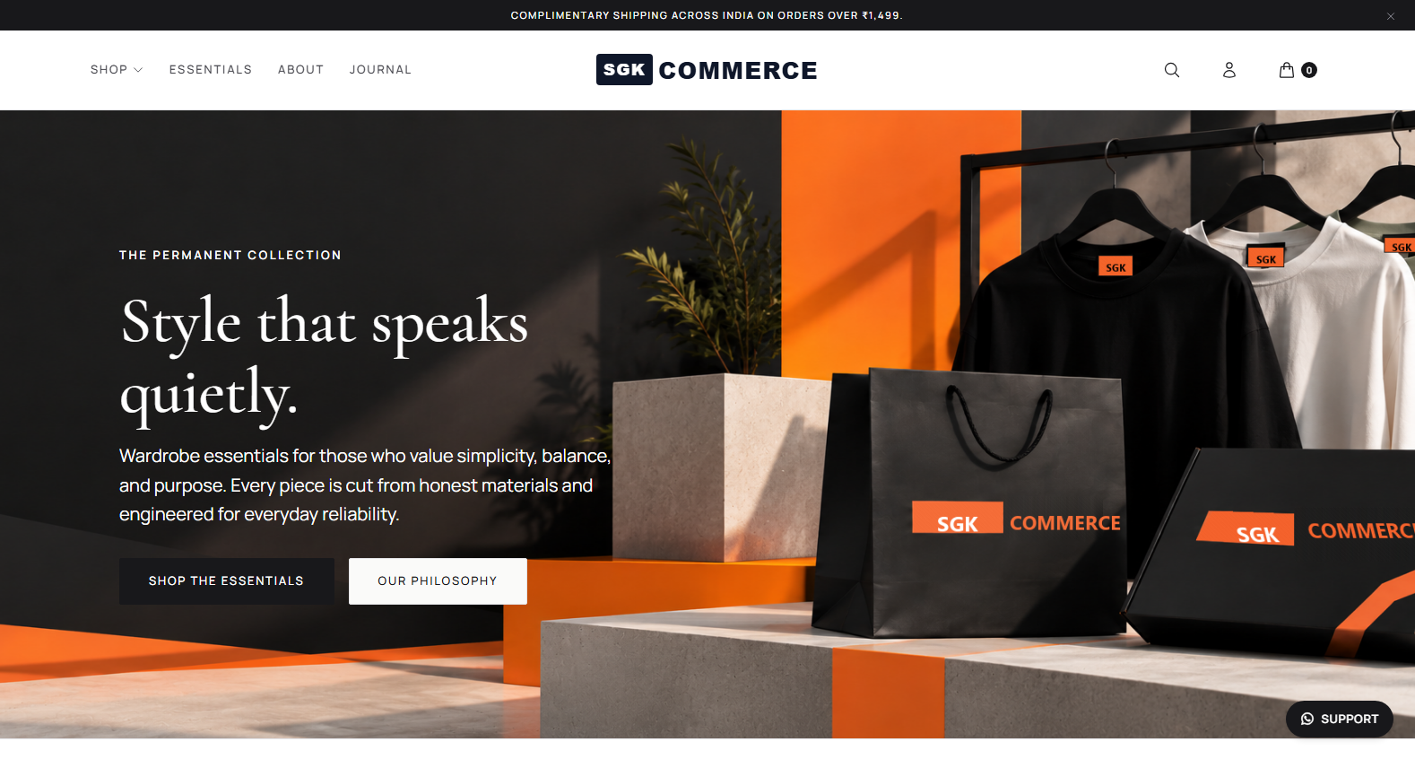 SGK Commerce - Enterprise Laravel 11 D2C E-Commerce Engine