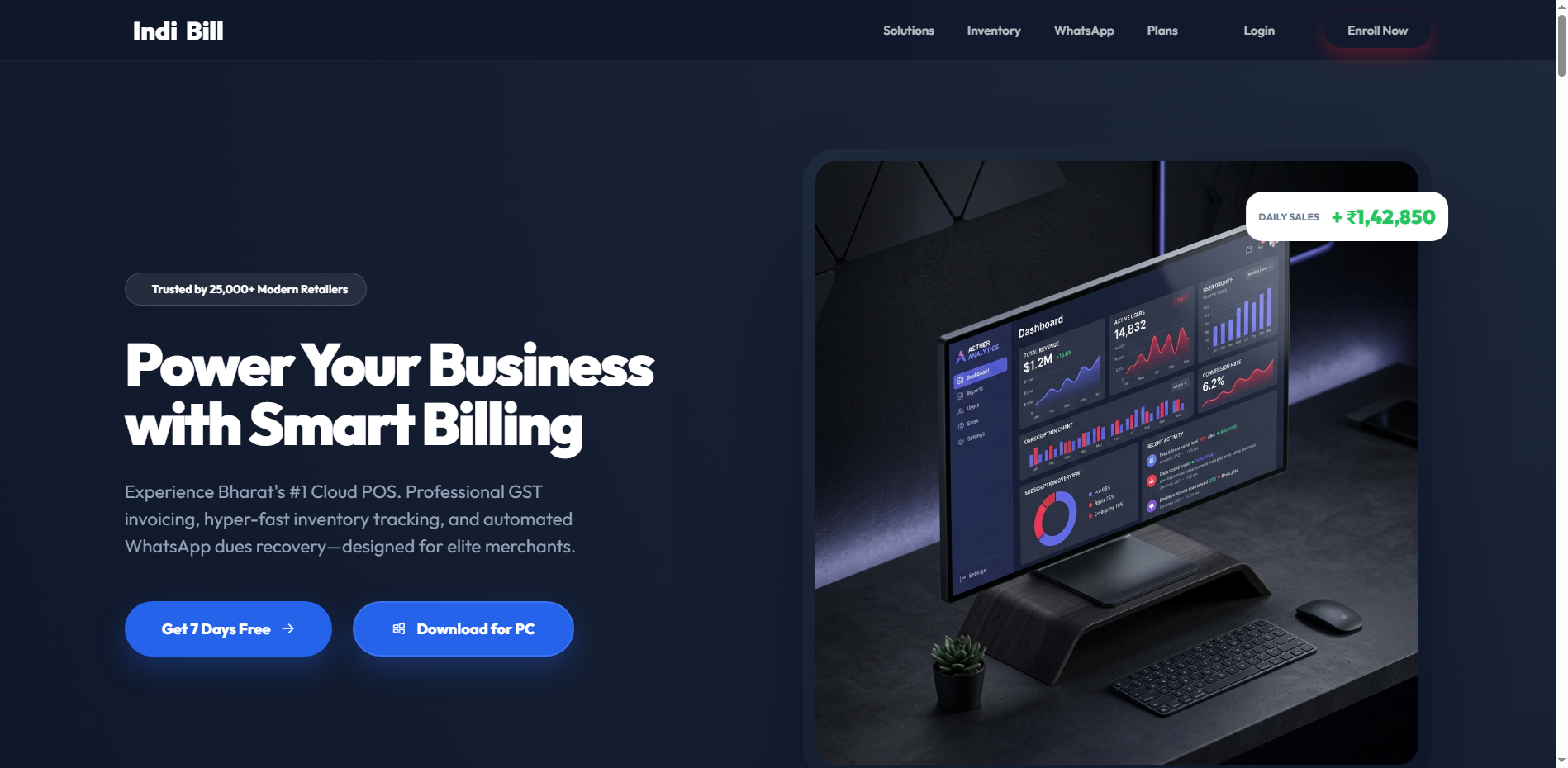 IndiBill Cloud POS & Accounting
